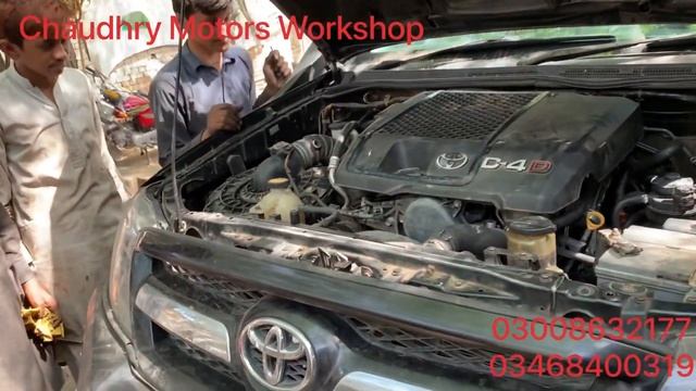 Toyota HiLux 1KD D-4D engine start смотреть онлайн