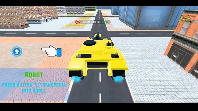 Flying Tank Transform Robot War: Lion Robot Games - Android iOS Gameplay смотреть онлайн