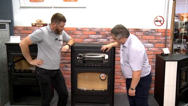 Обзор печи-камина Бавария ЭКО с духовкой и плитой. смотреть онлайн