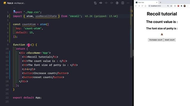 How to use Recoil for state management in ReactJS or NextJS смотреть онлайн
