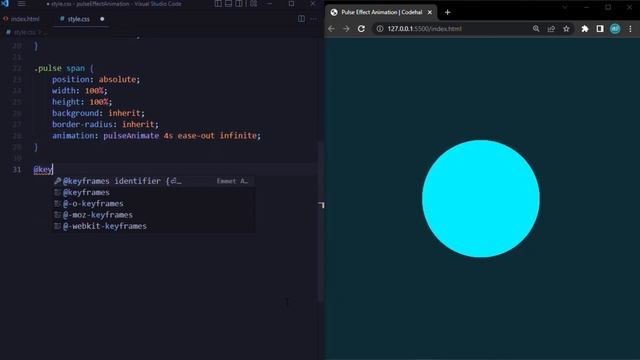 CSS Pulse Animation | Pulse Effect using HTML CSS @codehal смотреть онлайн