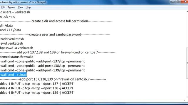 Samba Server Configuration On Centos 7