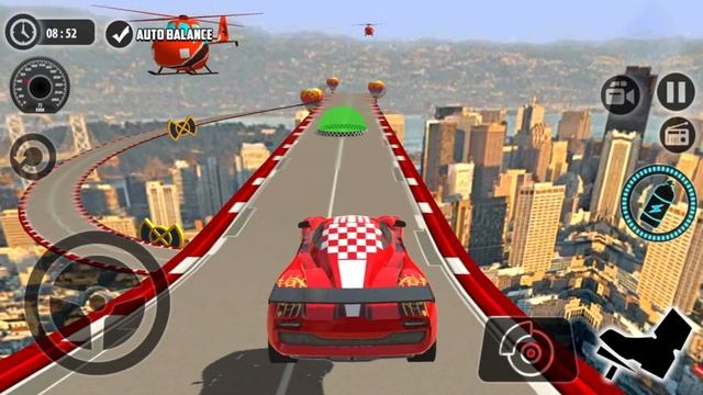 Impossible Car Tracks 3D - Red GT Car Driving Impossible Stunts Level 26to 28 Completed Gameplay смотреть онлайн