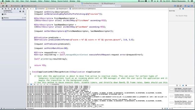 iOS Development Course Beginner - 43. CoreData Part 3 Fetching смотреть онлайн