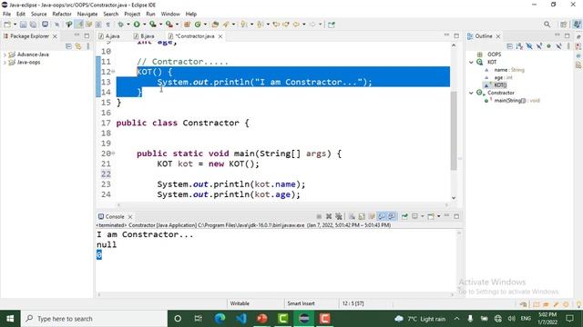Advance-Java Constructor #06 смотреть онлайн