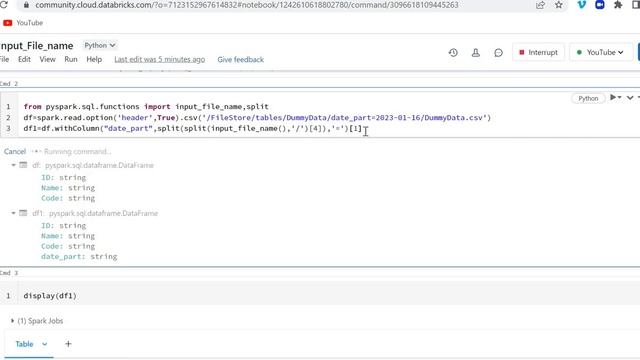 Input_File_Name() function in PySpark | Databricks Tutorial | PySpark | смотреть онлайн