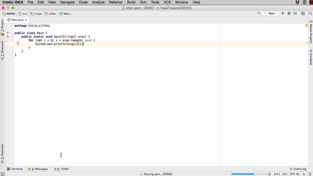 Passing command line arguments in IntelliJ смотреть онлайн