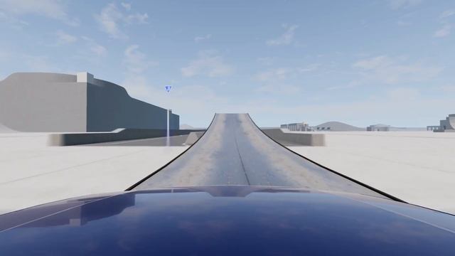 BeamNG Drive 1/4 mile jump смотреть онлайн