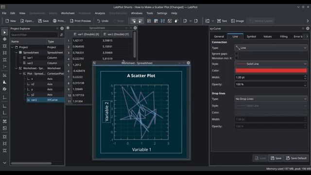 How To Make a Scatter Plot in LabPlot смотреть онлайн