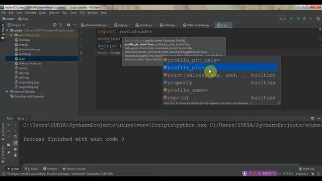 Downloading Anyone's Instagram Profile Pic Without their knowledge using Python смотреть онлайн