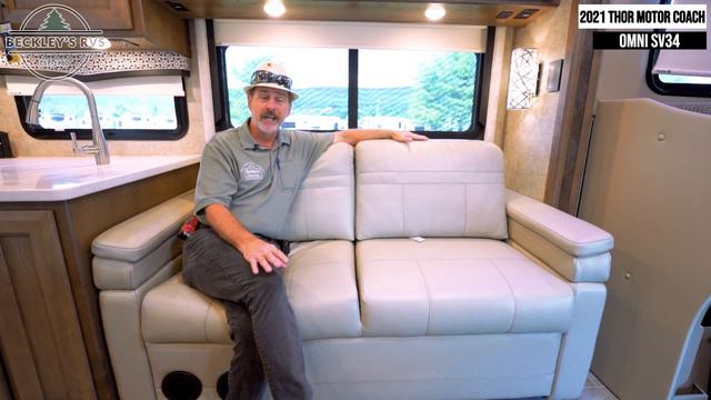 New 2021 Thor Motor Coach Omni SV34 Super C 4x4 At Beckley's RVs W/ The Air Force Guy!