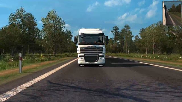 ETS 2 1.24 ProMods 2.03 DAF XF 105.410 Lodz - Rzeszow смотреть онлайн