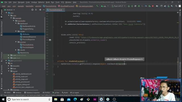 #PART10 (APK INFORMASI COVID19 Berbasis Android) Implementasion data ke RecyclerView #Kotlin смотреть онлайн