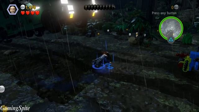 Lego Jurassic World - How to Unlock Compsognathus Dinosaur Character Location смотреть онлайн