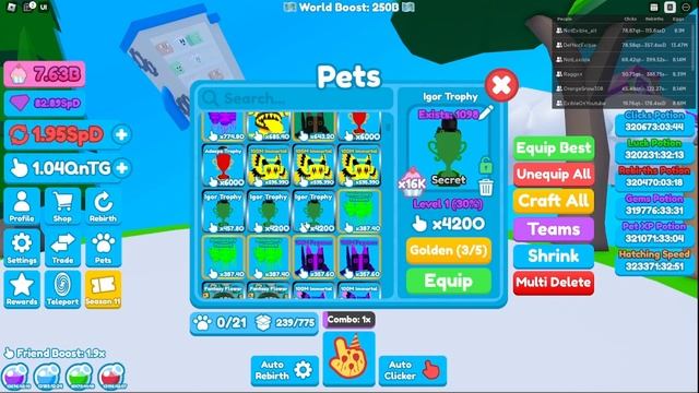 ?✨ I Hatched ALL 5 *NEW* ANNIVERSARY SECRETS In REBIRTH CHAMPIONS X! (ROBLOX) смотреть онлайн