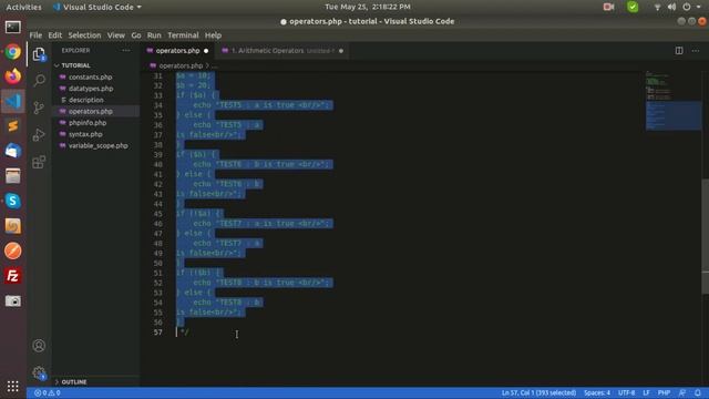 Types of Operators in PHP | Arithmetic | Comparison | Logical/Relational | Assignment | Ternary смотреть онлайн