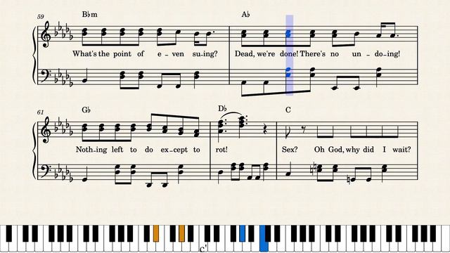 The Fall Fair Suite - Ride the Cyclone (Piano Solo Tutorial) смотреть онлайн