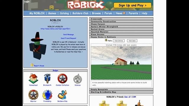 ROBLOX 2006 IMAGES! NEVER BEFORE SEEN! смотреть онлайн