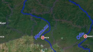 Города России на карте. Численность