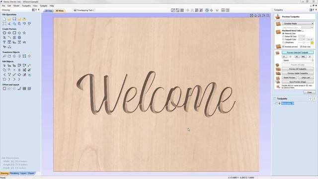 Vectric V10 Tutorials | 2.5D Toolpaths | VCarve Toolpath Guide смотреть онлайн