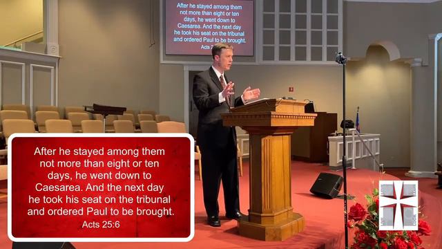 Sunday Morning Worship: Acts 25:1-26:32 (2-25-24) смотреть онлайн