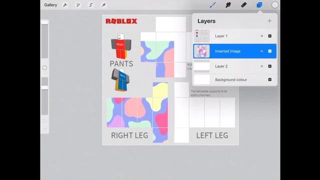 How to make Roblox Pants Using Procreate! ♡ смотреть онлайн