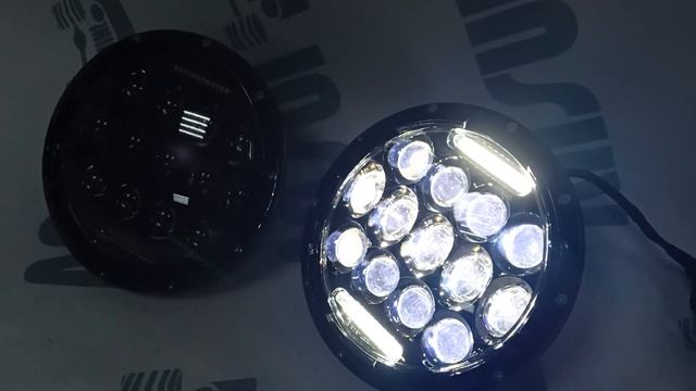 Светодиодные фары LED Нива, УАЗ (jeep) 2x75W смотреть онлайн