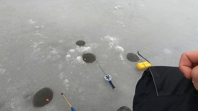 ХОТЕЛ плотвы, а НАЛОВИЛ карася! Ловля со льда, на поплавок Рыбалка зимой смотреть онлайн