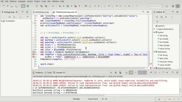 Spark ML Linear Regression Part 4 (using Scala) смотреть онлайн