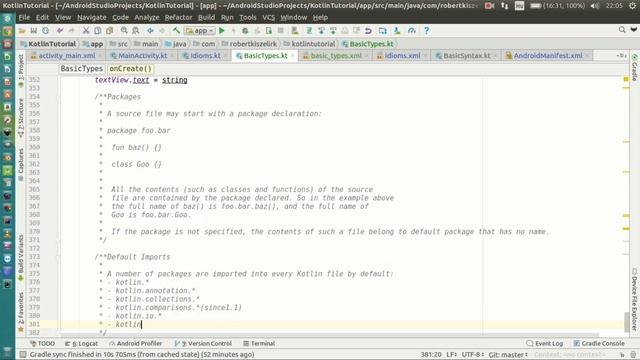 Android Kotlin Tutorial #042- Packages and Import - Default Imports смотреть онлайн