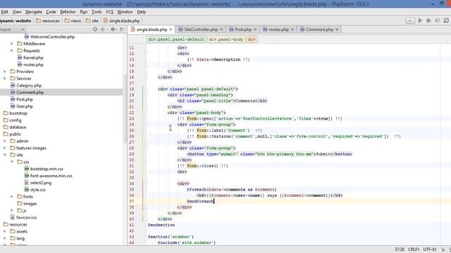 Laravel Intermediate Project in Bangla Part-15 | User comment system смотреть онлайн