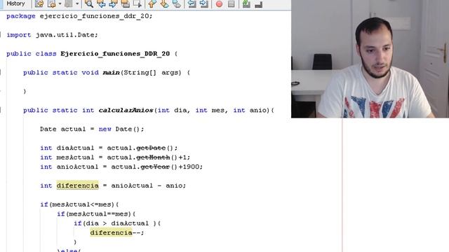 Ejercicios Java - Funciones #9 - Calculando años entre dos fechas смотреть онлайн