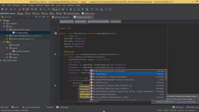 Lab02 Android Basic смотреть онлайн