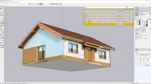 Обучаемся SketchUp за 30 минут! Модель дома по фото