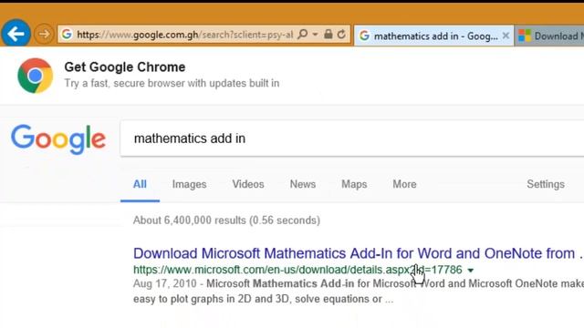 How to install Microsoft Mathematics Add-in and Activate the Mathematics tab in Word смотреть онлайн