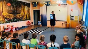 Открытое занятие по ПДД в средней группе ДО