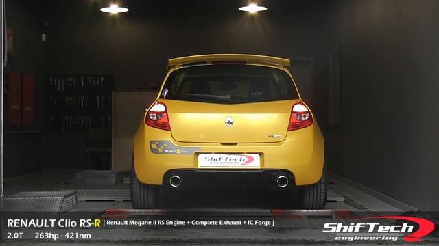 Renault Clio RS-R - 2.0T (Megane Engine ) - stage 2 - 262hp / 421nm - ShifTech Engineering смотреть онлайн