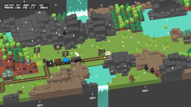 #1 НЕСИ РЕЛЬСЫ БЫСТРЕЕ! ПОЕЗД СЕЙЧАС ВЗОРВЕТСЯ! - Unrailed смотреть онлайн