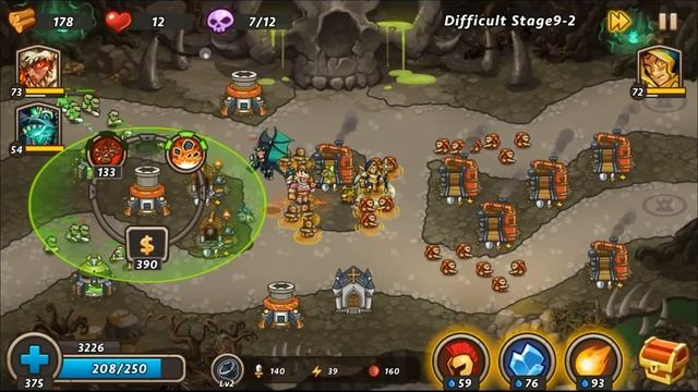 Castle Defense 2 - Hard - [9-2] #71 (3 Stars) [HD] - Demon Disaster смотреть онлайн