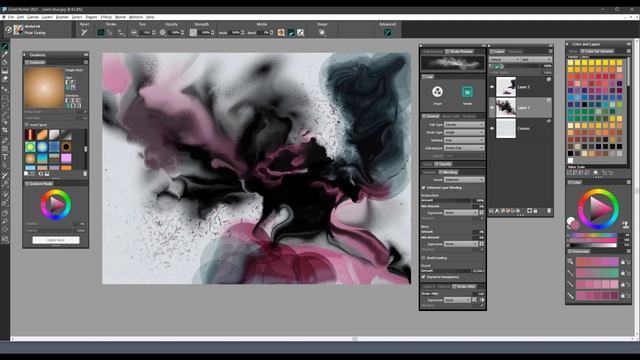 How to use the Alcohol Ink brush pack for Painter смотреть онлайн