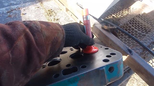 Начало ремонта МТЗ 5. Ремонт радиатора Kubota D1802 смотреть онлайн