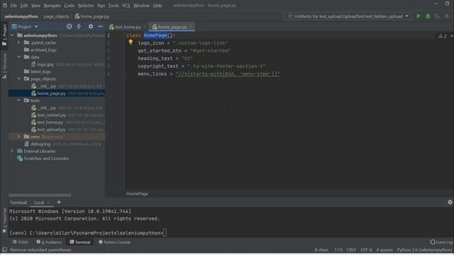 Selenium Python Page Object Model | Selenium Python Tutorial смотреть онлайн