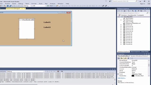 Visual Basic.net tutorial| How to get selected text and selected value of checkedlistbox in VB net смотреть онлайн