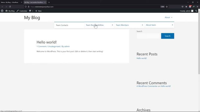How To Change The Direction Of The Submenu Opening | Astra Theme | WordPress Tutorial смотреть онлайн