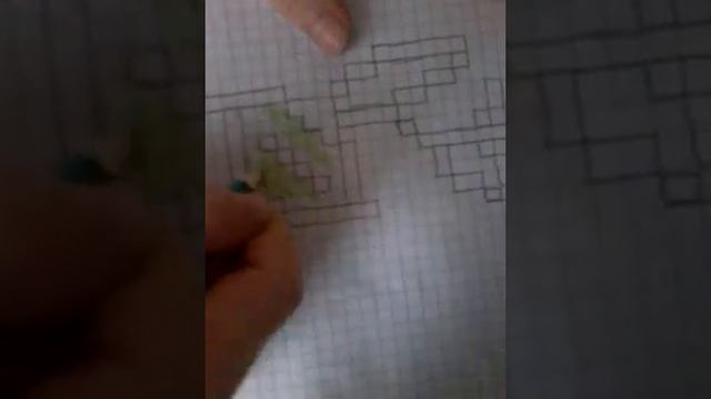 #3 как рисовать по клеточкам розу смотреть онлайн