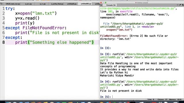 #14 Exception Handling in Python | Data Handling | Class 11 CBSE Computer Science смотреть онлайн