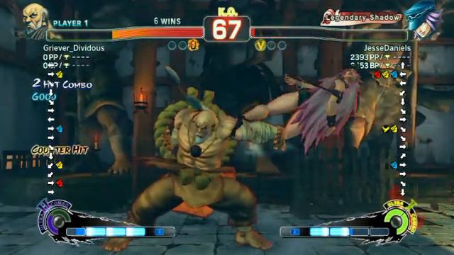 Griever_Dividous ( Gouken ) Vs JesseDaniels ( Poison ) USF4 смотреть онлайн