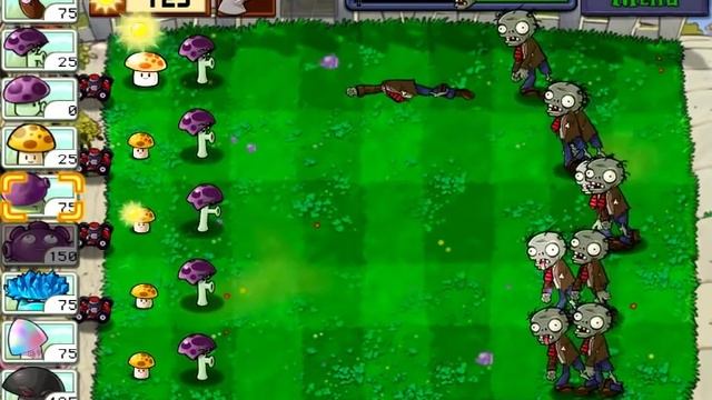 Only SHROOMS at DAY | GOOD Morning Achievement | Plants vs Zombies смотреть онлайн