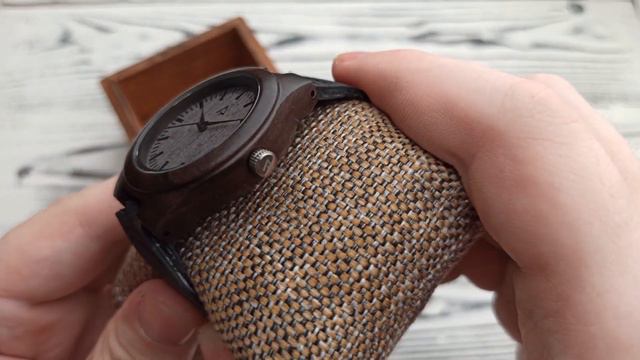 Наручные часы Brownwood 39 мм из дерева от gifTree смотреть онлайн