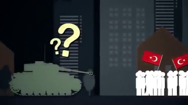 Видео про военного переворота в Турции/ Türkiyede darbeye karşı animasyon video смотреть онлайн